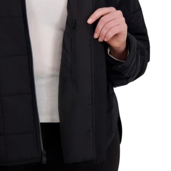 NWT Roxy Women's Quilted Jacket, Black - Picture 11 of 11